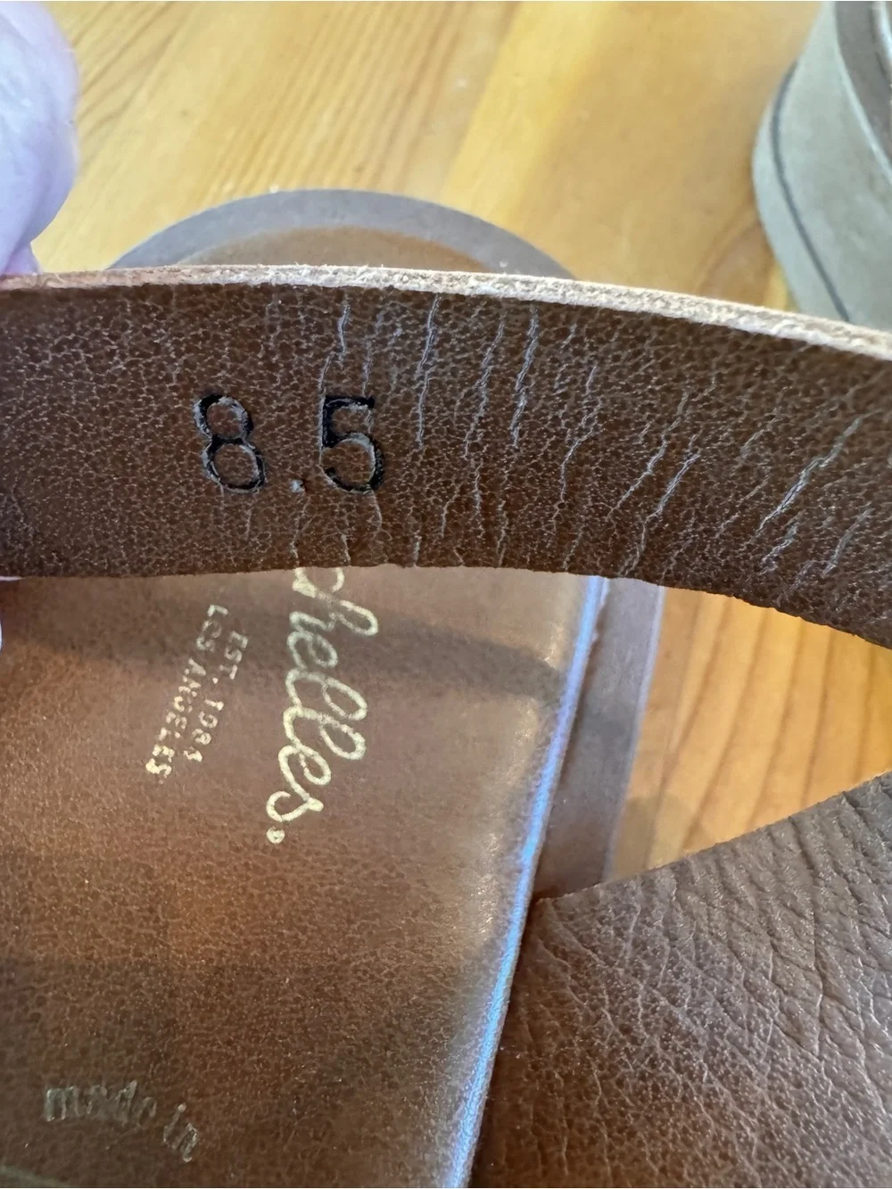 Seychelles Tan Multi-Strap Leather Sandals